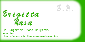 brigitta masa business card